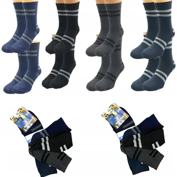 Pánské ponožky SADA 8 párů PONOŽKY BAVLNA froté PÁNSKÉ 43-46