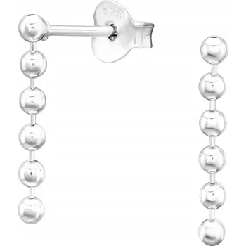 Náušnice STŘÍBRNÉ NÁUŠNICE 925 VISACÍ KULIČKY