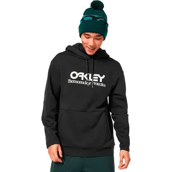 Pánská mikina Technická mikina Oakley Rider Long 2.0 Hoodie black/white M 2026 - Odesíláme do 24 hodin