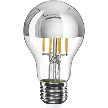 Žárovka Ledshopik LED žárovka CA GLOBE-A02 stmívatelná | E27 | 230V | 7W | 650lm | 2700K | CRI>80 | čirá zrcadlová