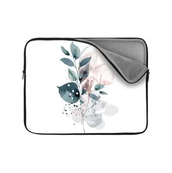 pouzdro na notebook Obal na notebook Květinová abstrakce: 17"