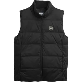 Dámská vesta Dámská vesta GAP V-FRCH LOGO LW PUFFER XXS Černá