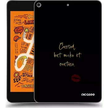 Pouzdro na mobilní telefon Picasee silikonový průhledný obal pro Apple iPad mini 2019 (5. gen) - Cursed