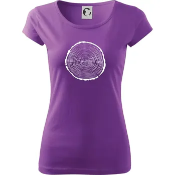 Dámské tričko Letokruhy 35 bez věku - Dámské triko Pure - XS ( Fialová )
