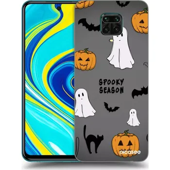 Pouzdro na mobilní telefon Picasee silikonový černý obal pro Xiaomi Redmi Note 9S - Spooky season 2