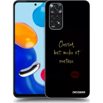 Pouzdro na mobilní telefon Picasee silikonový průhledný obal pro Xiaomi Redmi Note 11S 4G - Cursed