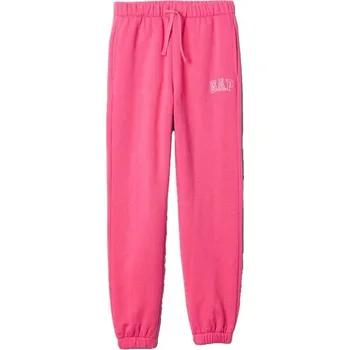 Dívčí tepláky GAP V-BAS HERITAGE JOGGER XL Růžová, Bílá