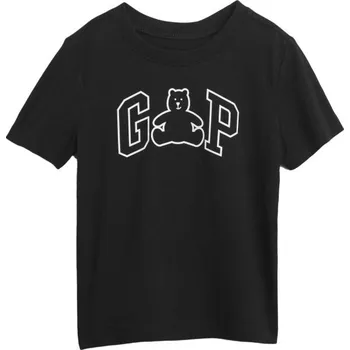 Dívčí tričko Dětské tričko GAP V-DB SS GR T 5YRS Černá, Bílá