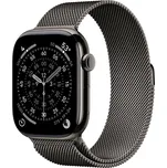 Apple Watch S11 Cell - 46mm Milanese Loop břidlicově šedé M/L
