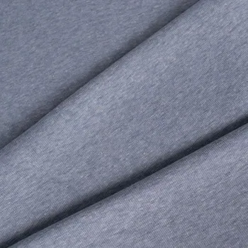 Zbytek - Teplákovina alpen fleece/warmkeeper světle modrý melír