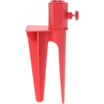 Slunečník ZAPICHOVACÍ ZÁKLADNA PRO SLUNEČNÍK 28CM ČERVENÁ