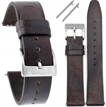 Řemínek na hodinky Řemínek k hodinkám z lícové kůže Tekla T-116.02S 22 mm