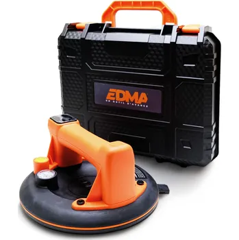 Přísavka manipulační AKU s digitálním displejem a libelou EDMA - 1, průměr 205 mm, max.160 kg