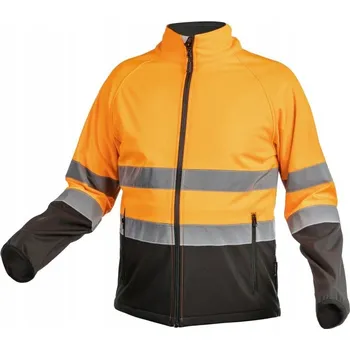 Pánská softshellová bunda EXTER výstražná softshellová bunda oranžová. XL