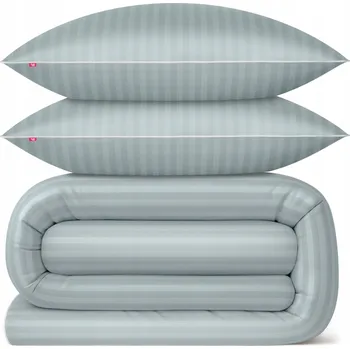 Povlečení DAMAŠEK POVLEČENÍ 200x220 + 2 POVLAKY NA POLŠTÁŘE 70x80 SADA POVLEČENÍ 100% BAVLNA -