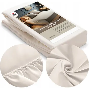 Prostěradlo Prostěradlo s gumou Łóżkoholicy bavlněný satén 200 x 220 cm