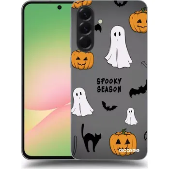 Pouzdro na mobilní telefon Picasee silikonový průhledný obal pro Samsung Galaxy A36 5G - Spooky season 2