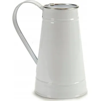 Květináč Květináč / Obal na květináč 15 cm kovový bílý