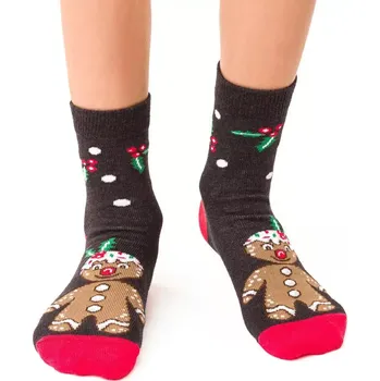 Dětské ponožky Perníček - 32-34 / grafitová