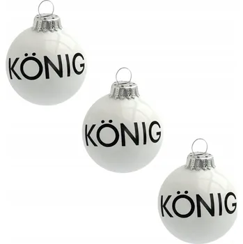 Vánoční dekorace Vánoční Baňky 7 cm, 3 ks