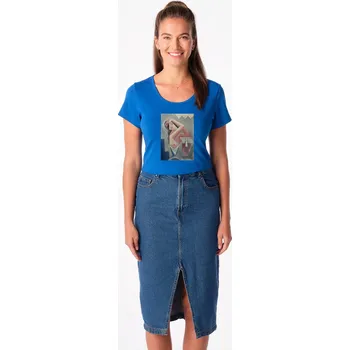 Dámské tričko CityZen - ČAPEK Dámské tričko BREDA královsky modré 40