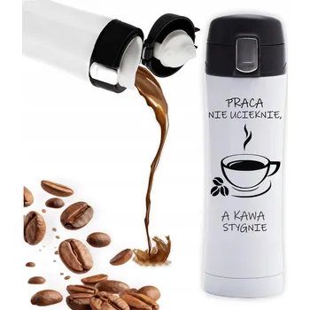 Dárek Dla Szefa Termohrnek 400ml Biały s gravírováním Dárek