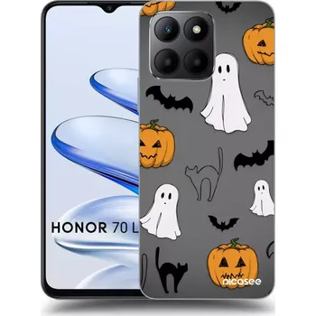 Pouzdro na mobilní telefon Picasee silikonový černý obal pro Honor 70 Lite - Spooky crew