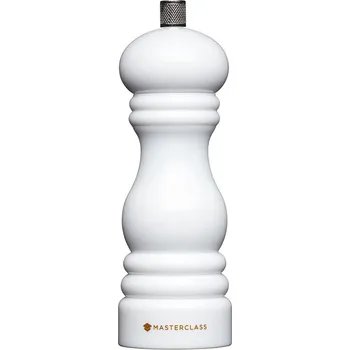 Kuchyňský mlýnek Ruční mlýnek na sůl nebo pepř 17 cm - Bílý / MasterClass