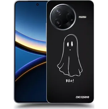 Pouzdro na mobilní telefon Picasee silikonový černý obal pro Xiaomi Poco F7 Pro 5G - Ghost 2