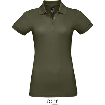 Pánské tričko SOL's Collection Polokošile Prime Women, piqué, krátký rukáv, dámská COT25057354903-army L Army zelená