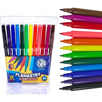 Tradiční FIXY POPISOVAČE sada 12 barev, PRO DĚTI, FIXY Astra