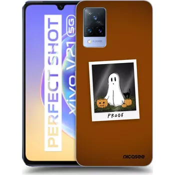 Pouzdro na mobilní telefon Picasee silikonový průhledný obal pro Vivo V21 5G - Proof 2