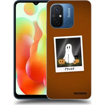 Pouzdro na mobilní telefon Picasee silikonový černý obal pro Xiaomi Redmi 12C - Proof 2