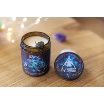 Svíčka By Annie Astrologická sójová svíčka Střelec, 180ml