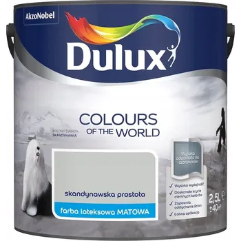 barva na zeď Barva nástěnná barva Dulux 2,5 l Skandinávská jednoduchost mat