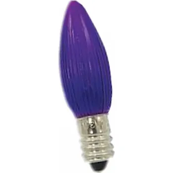 Žárovka Žárovka E-10 20V 3W fialová pro vánoční řetězy 1ks