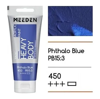 Vodová barva Akrylová barva Meeden 100ml – 450 Phthalo Blue