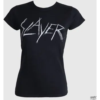 Dámské tričko Tričko metal dámské Slayer - Scratchy Logo - ROCK OFF - SLAYTEE23LB - XXL
