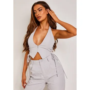 Dámské spodní prádlo Tričko Missy Empire Grey 7098084 12 (M)