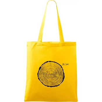 Letokruhy - 35 - Taška bavlněná - 42 x 38 cm ( Žlutá )