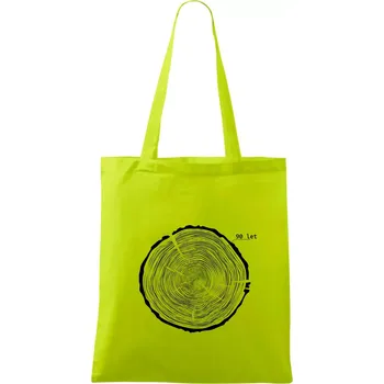 Letokruhy - 90 - Taška bavlněná - 42 x 38 cm ( Limetková )