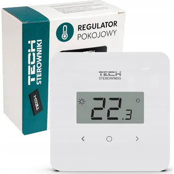 Drátový pokojový termostat dvoustavový T-2.1 bílý tech sterowniki
