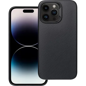 Náhradní kryt pro mobilní telefon Kryt Carbon Elite Mag Cover s Magsafe iPhone 14 Pro Max black