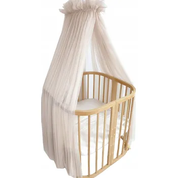 Koell Baldachýn nad postýlku tyl bez bambule Béžový