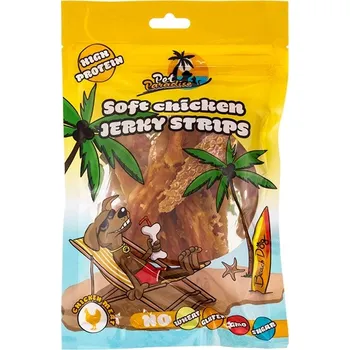 Pamlsek pro psa Pet Paradise Soft Chicken Jerky Strips 75 g