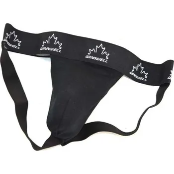 Chránič těla a ramene Sportovní suspenzor WINNWELL HOKEJOVÝ SUSPENZOR WINNWELL BLACK SR L Černá, Bílá