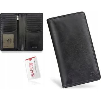 Peněženka Visconti peněženka z pravé lícové kůže černá - unisex