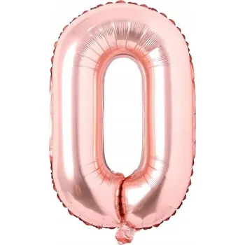 Balónek Balón ve tvaru číslice 0 růžový heliový balónek dekorace