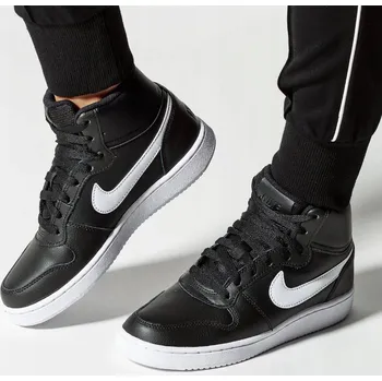 Dámské tenisky Pro mládež boty NIKE EBERNON MID, VEL. 38.5, pohodlné černé sportovní tenisky