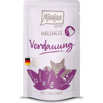 Krmivo pro kočku MjAMjAM Quetschie Wellness Trávení Kuře 12x125 g
